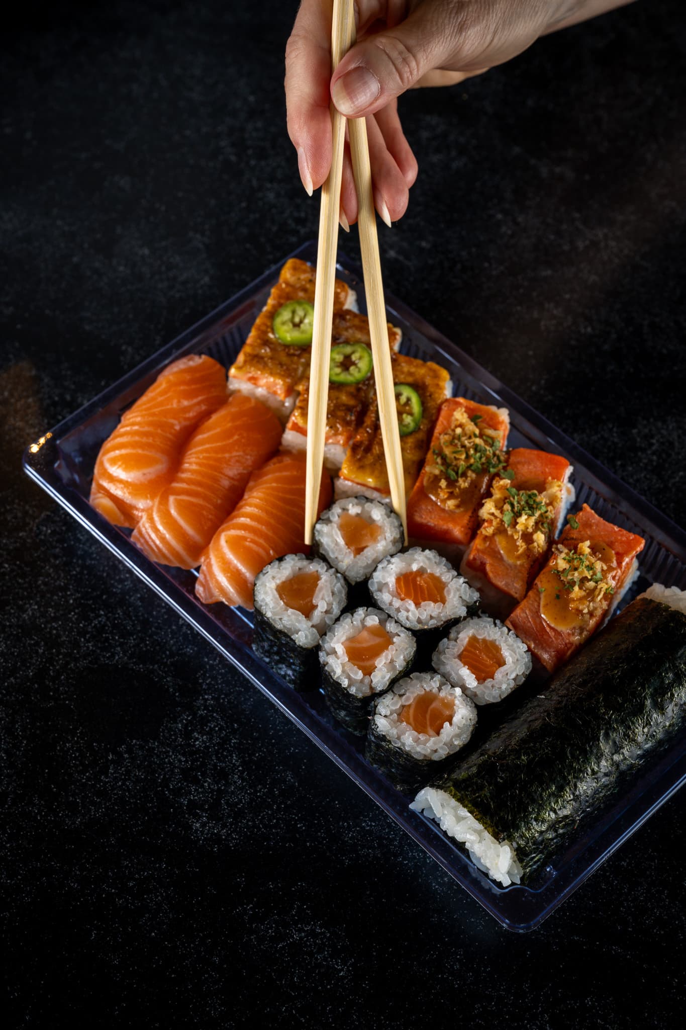 Aburi Sushi Salmon Combo